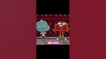 Cute combo attack!!! #gumball #gumballworld #funny