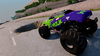 💥 Ultimate HULK Monster Jam Truck Carnage & Big Jumps!