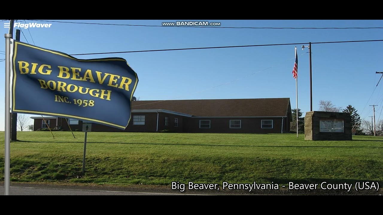 Big Beaver, Pennsylvania Flag Beaver County YouTube