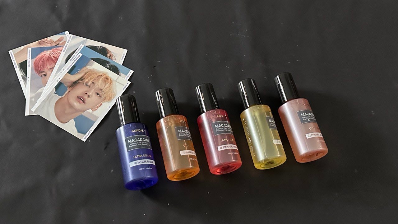 UNBOXING | TXT x KUNDAL 5 Signature Scents Perfumed Hair Serum