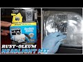 How To Restore Headlight Like New || Rust-Oleum Wipe New Restore Kit