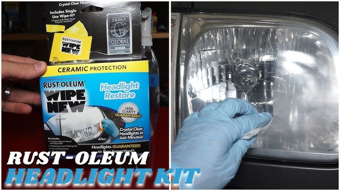 Restore Foggy Headlights with Wipe New Headlight Restore Today