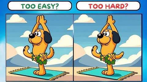 Spot The Difference : Can You Find Them All? [ Find The Difference #22]