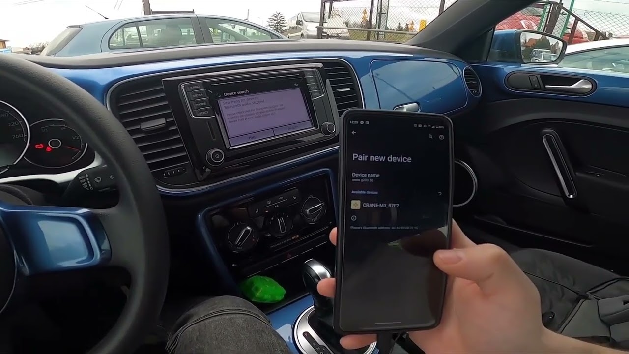 Volkswagen Beetle (2011-2017) – Cómo emparejar tu smartphone por Bluetooth