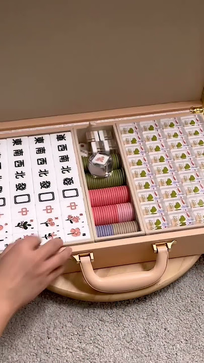 Love me a good mahjong ASMR #lovebonito #asmr #mahjong #shorts