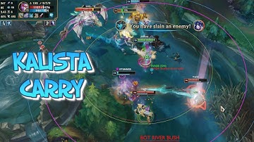 ORBWALKER KALISTA CARRIES! [LOL SCRIPT 2022]