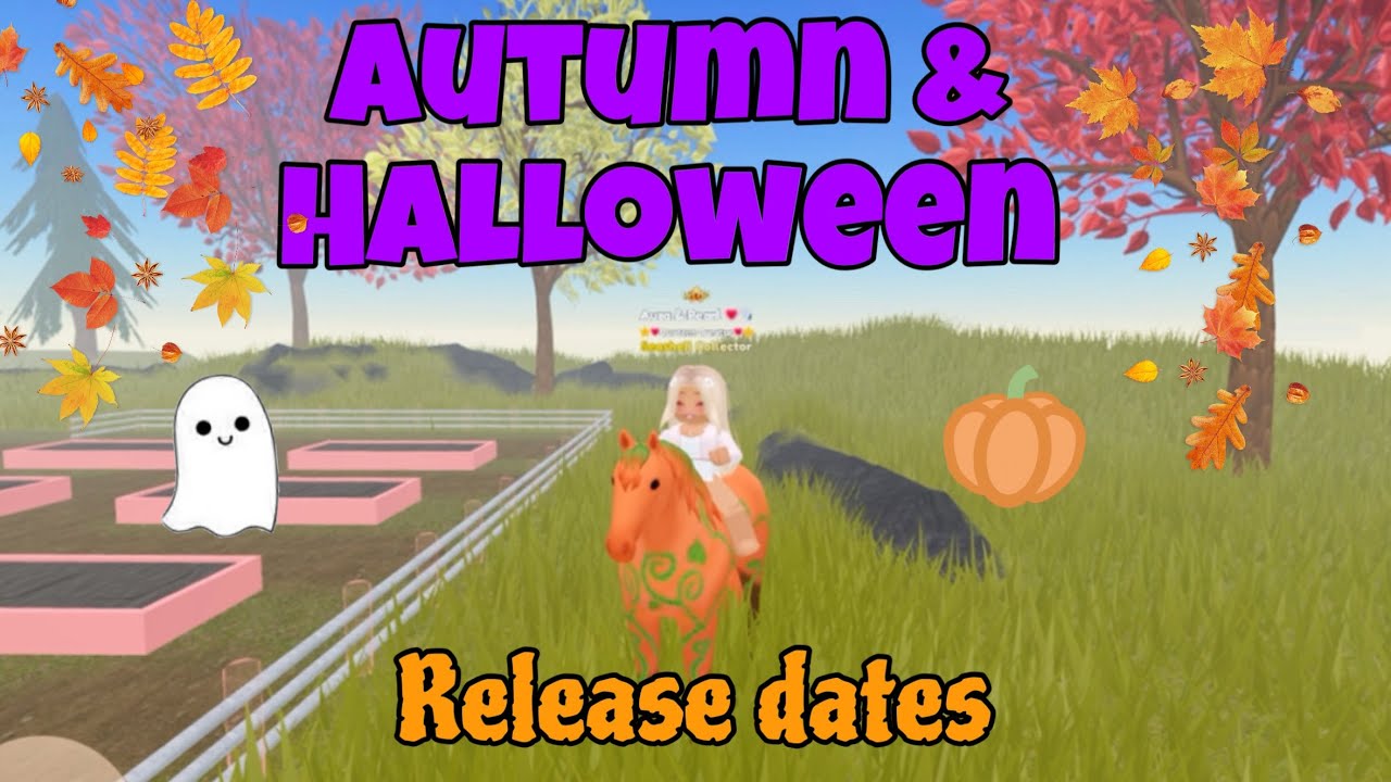 Autumn & Halloween Event 2025  *RELEASE DATES* ♡ 🎃 | Wild Horse Islands