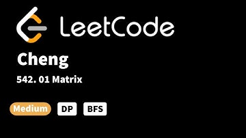 LeetCode 542. 01 Matrix