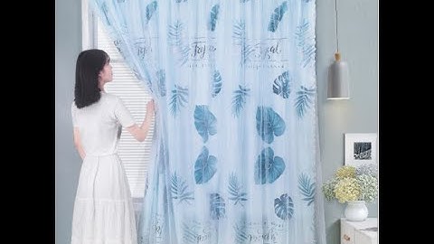 Rèm cửa dán tường, mẫu họa tiết