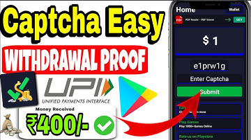 Captcha Easy App Withdrawal Proof 💯🤯 Captcha Easy App Real Or Fake 🔥🤑 New Captcha Job App 2025