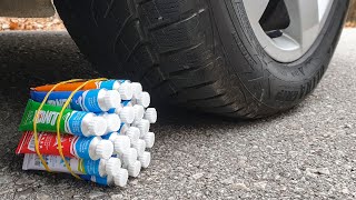 Crushing Crunchy & Soft Things by Car! EXPERIMENT CAR vs Tempere