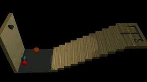 Balls Bouncing Down Stairs