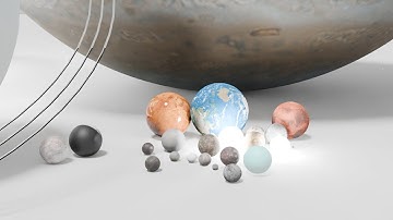 Solar System 3D Size Comparison | 3D Animation!