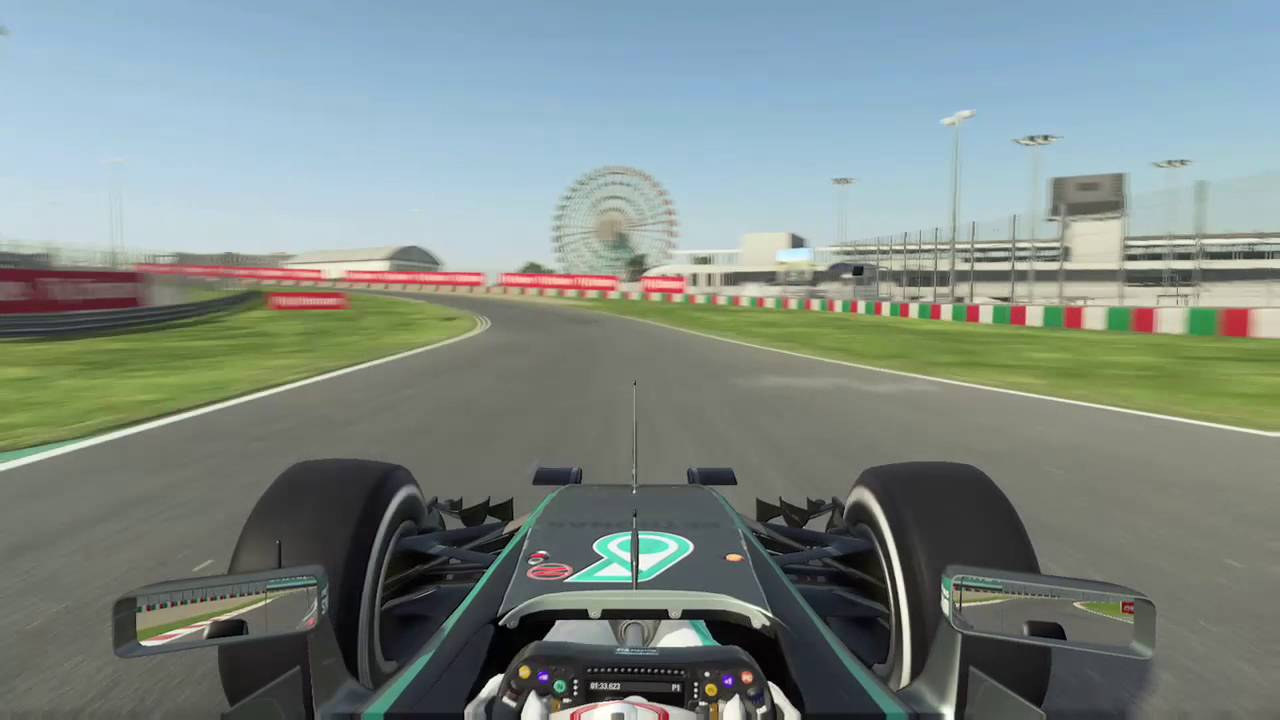 F1 2015 Suzuka Hot Lap (Driving as Lewis Hamilton) - 