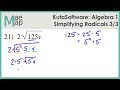 Simplifying Radical Expressions Quiz