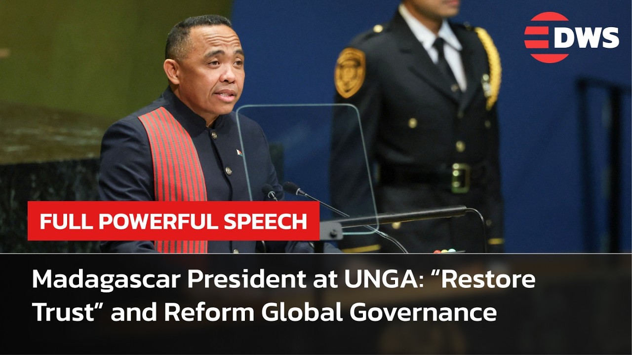 Madagascar President at UNGA 2026 | Food Security, Climate, Debt, Maritime Security, UN Reform |AC1E