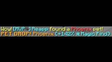 DROPPING LEGENDARY PHOENIX PET ON BINGO (Hypixel Skyblock)