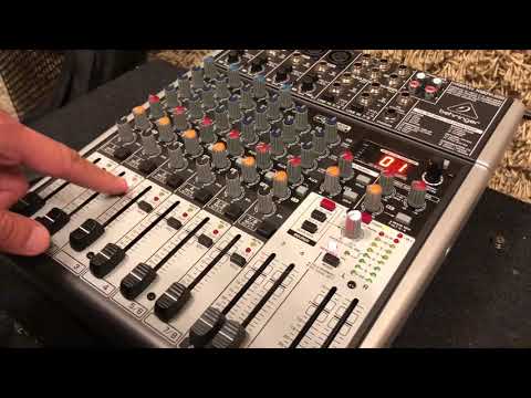 Микшерный пульт Behringer xenyx x 1204 USB краткий обзор.