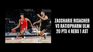 Zaccharie Risacher vs Ratiopharm Ulm (20 PTS 4 REBS 1 AST 2 STLS) 2/6/24