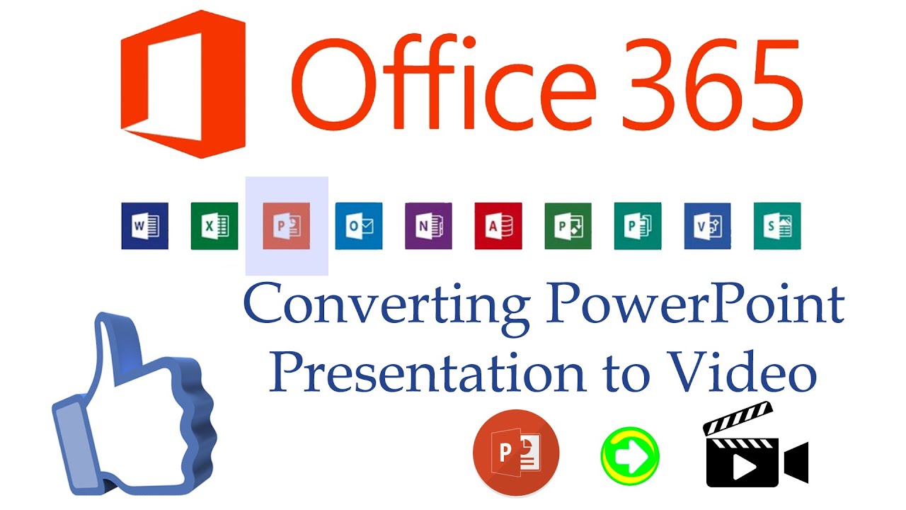 converting powerpoint presentation to youtube