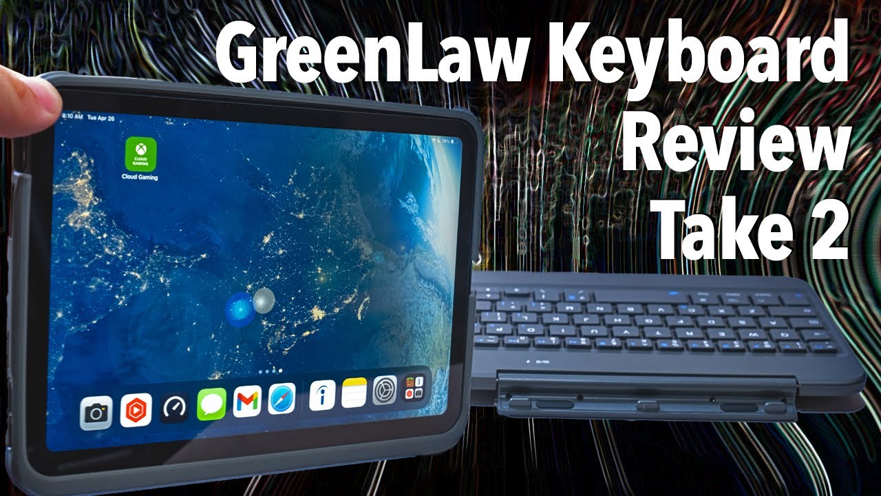 GreenLaw iPad Mini 6 Case with Keyboard, Magnetic Detachable