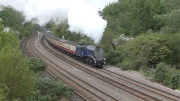 60007 Sir Nigel Gresley roars up Filton Bank and the Welsh Marches - Welsh Marches Express - 10/5/23