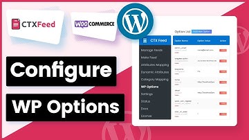 How To Use WordPress Options Into Feed | CTX Feed | WooCommerce Product Feed Manager - WebAppick