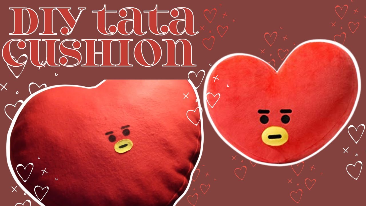 BT21 DIY TATA CUSHION EASY BTS DIY YouTube