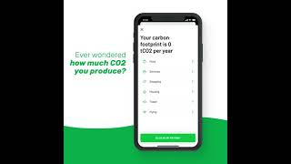 Calculate your carbon footprint with the CO2IN app screenshot 1