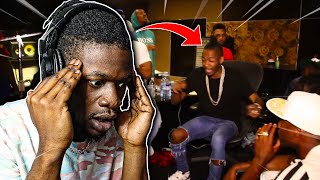 THE FREESTYLE KING?! | King Los Word Challenge Freestyle InStudio w\/ Loaded Lux, Daylyt (REACTION)