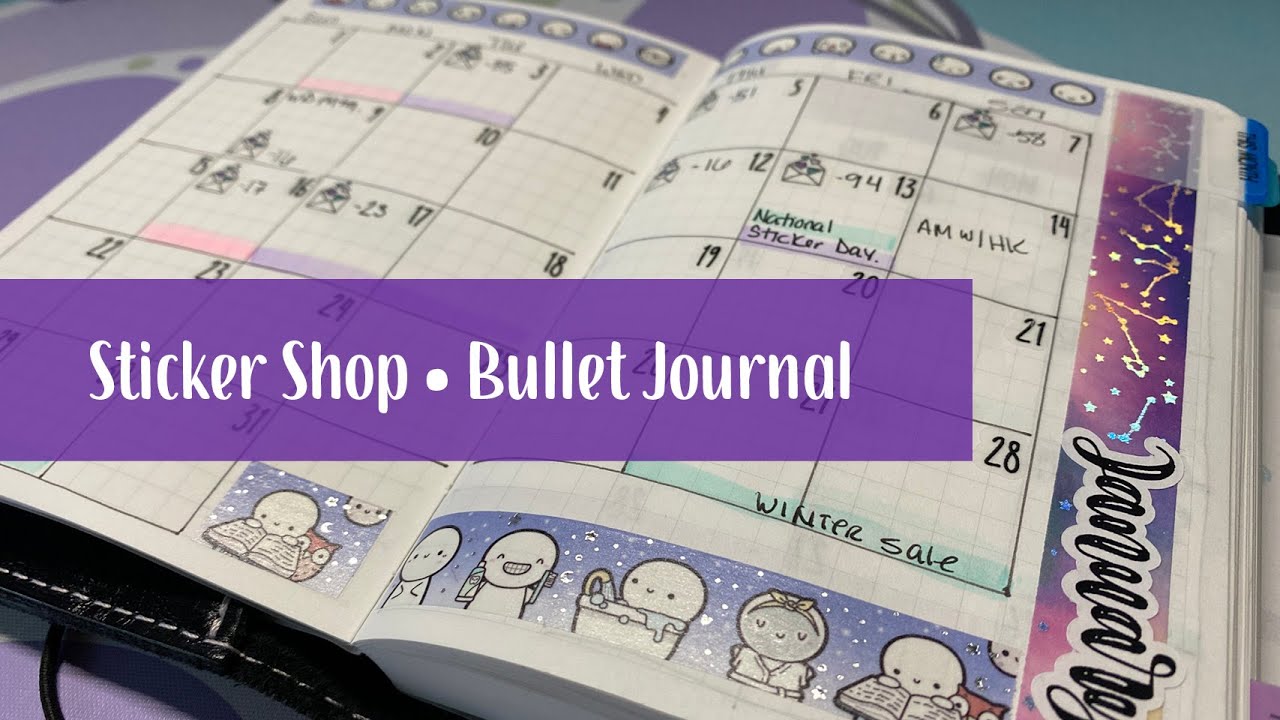 Business Bullet Journal Sticker shop A6 Stalogy 2023 so far... YouTube