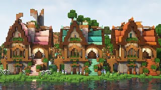 【Minecraft】 How to build a colorful fantasy house