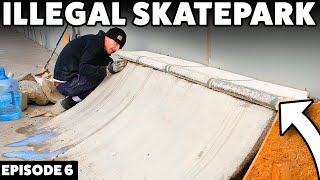 End Of Building A Secret DIY Skatepark