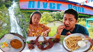 Twin Jharana, Sukuti Chiura, Buffalo Chicken wings, Homemade French fries #vlog