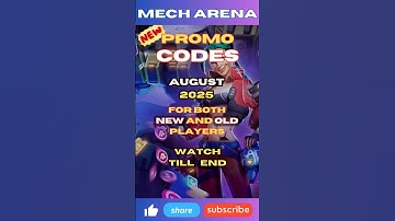 Mech Arena Promo Codes 🎁 A-Coins, Credits For New & Old Players