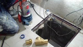 How to install a submersible pump