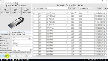 Demo Ứng dụng quản lý bán hàng đơn giản (WPF C#)