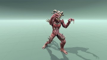 Galactic Creature 01 Animations Unity 04