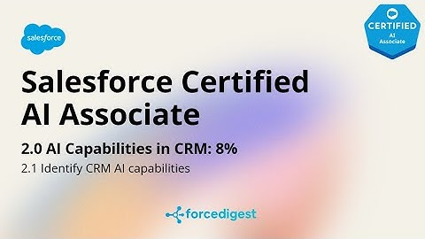 Salesforce Certified AI Associate - Certification Exam Full Course Vol. 2.1