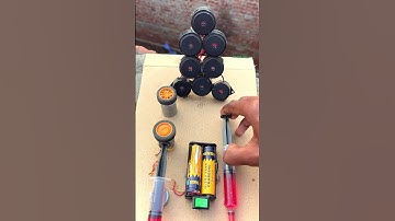 How I Powered 8 Buzzers with Tire Power Generator #tech #generator #diyprojects #project