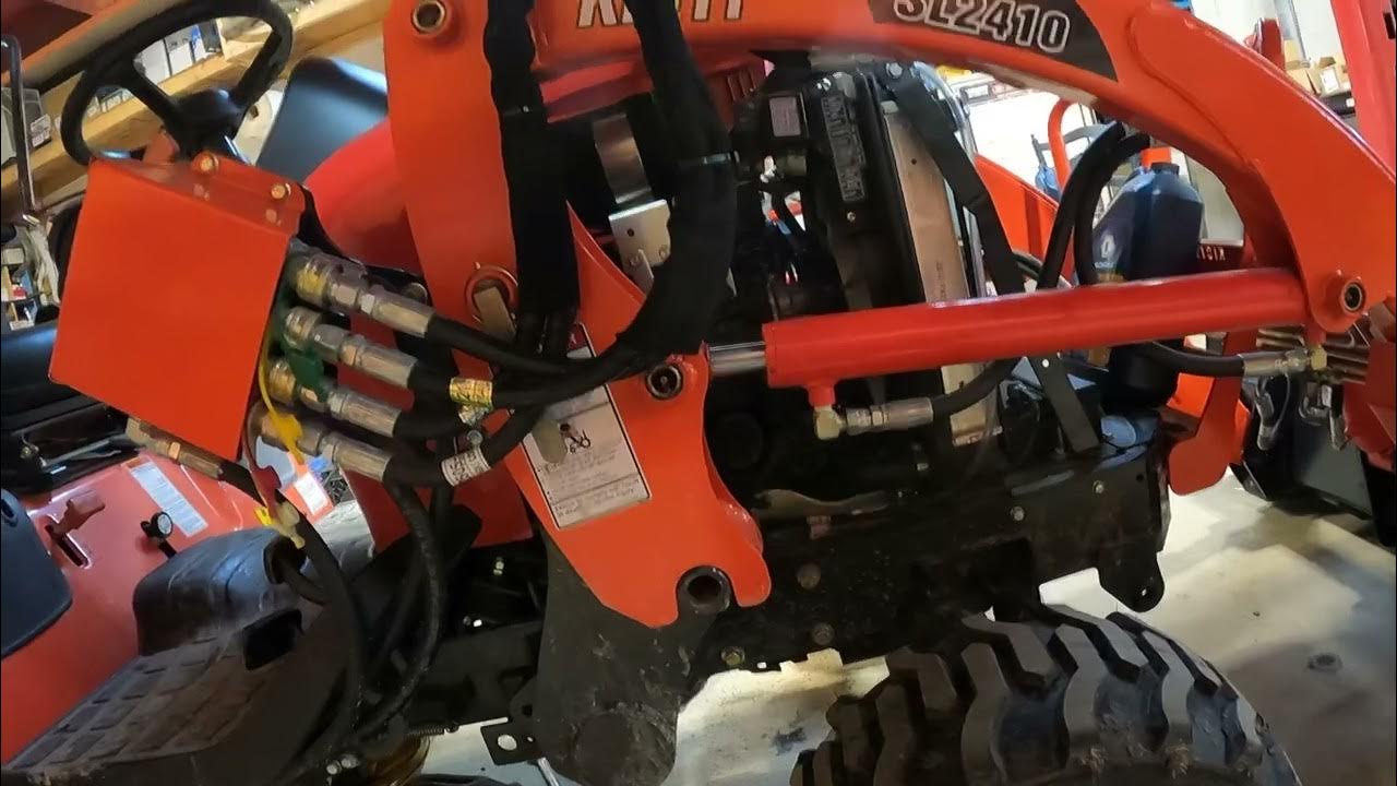 Kioti CS2210 50 hour service and - YouTube