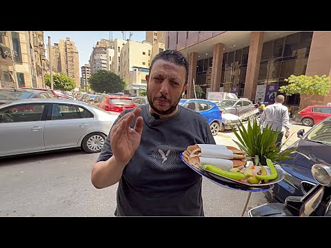 سندوتش البسطرمة بابيض وسكلانس عند عم عصام بي 8 جنية