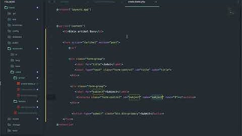 17 melakukan validasi form  - Belajar Laravel 7.x
