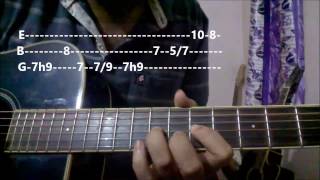 Video thumbnail of "O Meri Jaan Guitar Lesson With Solo | K.K | Life In A Metro"