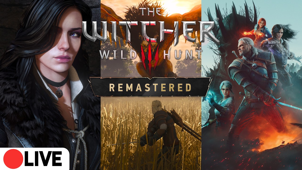 🔴Witcher 3 Remaster