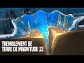 Que se passeraitil en cas de tremblement de terre de magnitude 13