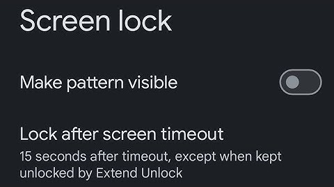 How to make screen lock pattern invisible when you unlock Android 15 phone #quicktipsto