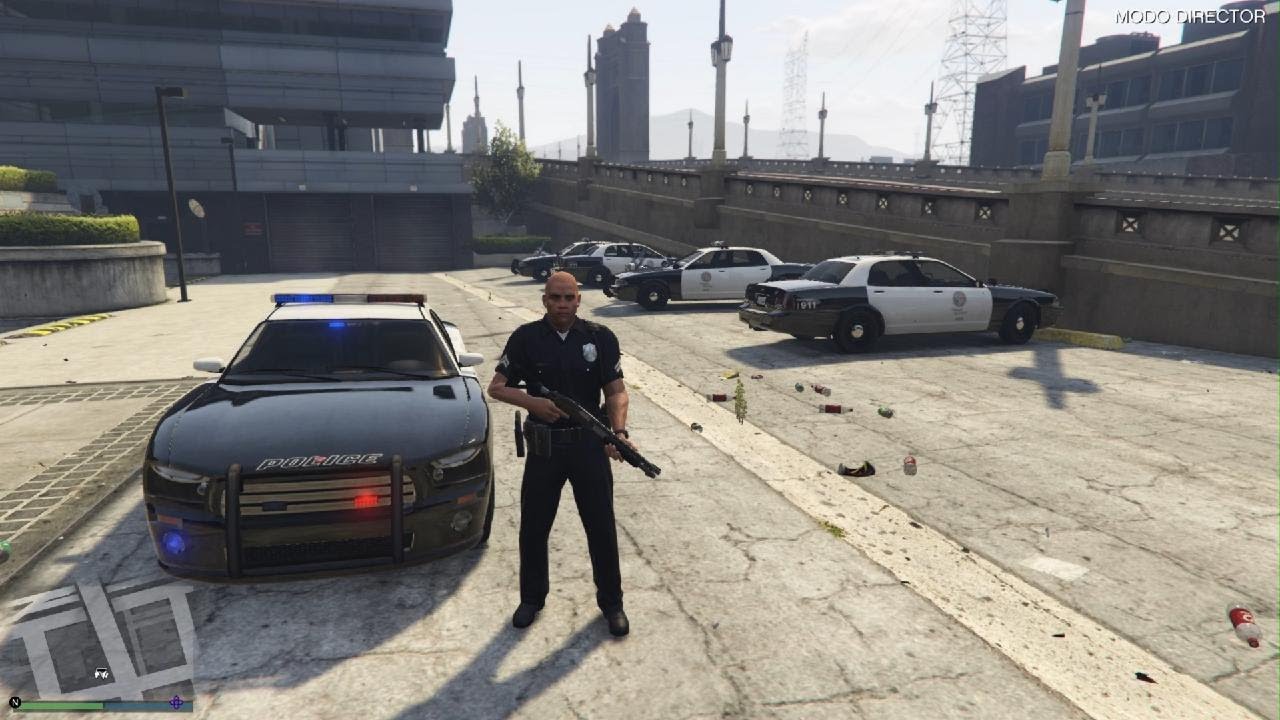 COMO SER POLICIA EN GTA 5 SIN MODS