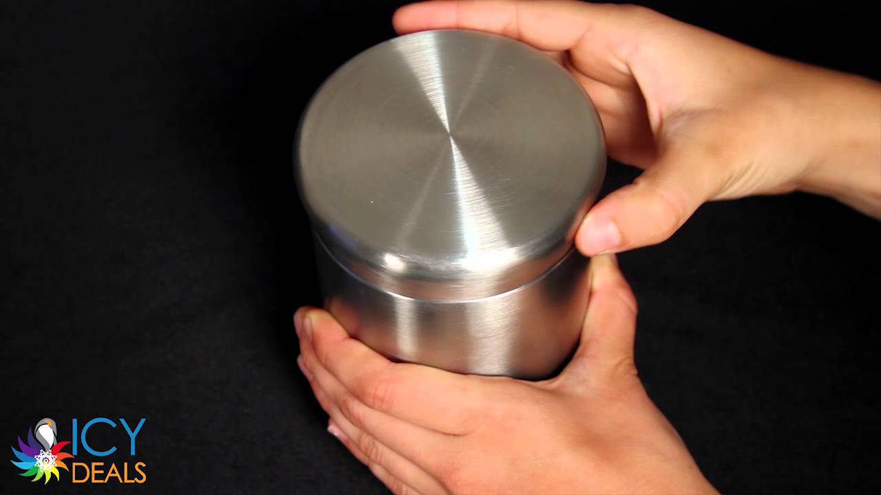 Stainless Steal Canisters 3 Piece Set (Clear Bottom)