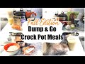 DUMP & GO CROCK POT MEALS | QUICK & EASY CROCK POT RECIPES | FALL EDITION